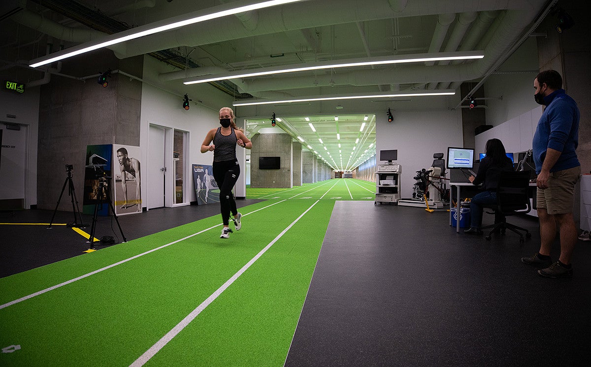 woman running